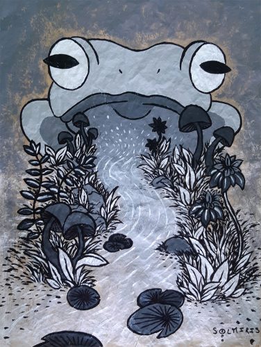 Peinture : Grenouille